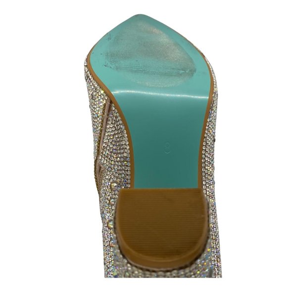 Betsy Johnson SB Cady Rhinestone SZ -8 - Picture 2 of 5
